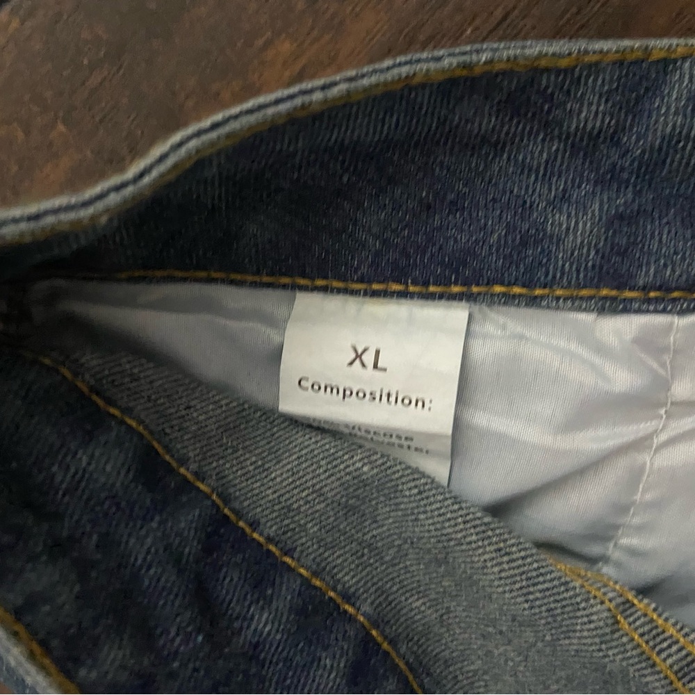 NWOT -Large/XL Button Up, High Waisted, Loose Fit, Straight Leg Jeans. - Picture 5 of 5